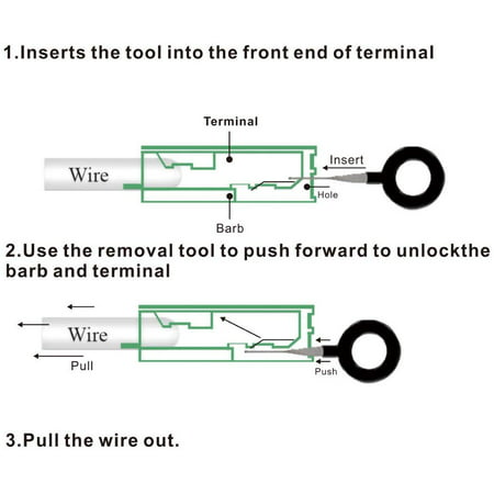 18X Terminal Removal Tool Car Circuit Extractor Crimp Pin Connector AU